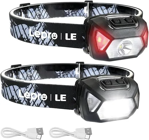 Lampe frontale LED rechargeable
